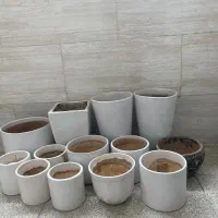 چند عدد گلدون سرامیکی