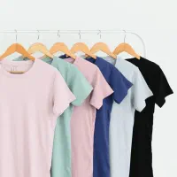 تی شرت زنانه تمام پنبه