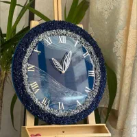 ساعت رزینی لاکچری|ساعت دیواری و تزئینی|برازجان, |دیوار