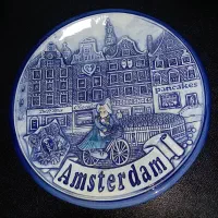 بشقاب قلمزنی دیوارکوب صنایع دستی