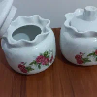 شکلات خوری/ گل قرمزی قدیمی|ظروف سرو و پذیرایی|رشت, توشیبا|دیوار