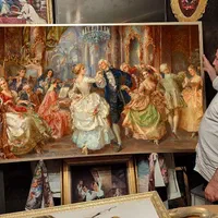 تابلو کد۶۵۴۳قلم زنی ۱۸۰ در ۱۲۰|تابلو، نقاشی، عکس|تهران, تهرانپارس غربی|دیوار