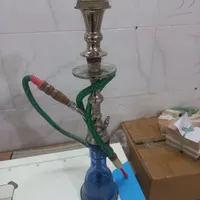 قلیون برنجی تم لیدی ترکیه ای سبک تم دهی عالی|کلکسیون اشیاء عتیقه|رباط‌کریم, |دیوار