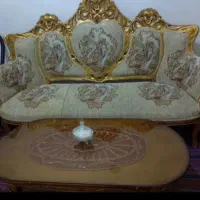 تلویزیون سالم با میز با صندل (دمپایی) نو و مبل|تلویزیون و پروژکتور|خوی, |دیوار