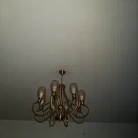 لوستر ۸ شاخه فلزی