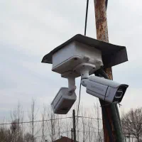 نصب دوربین مدار بسته|خدمات پیشه و مهارت|رشت, چله خانه|دیوار