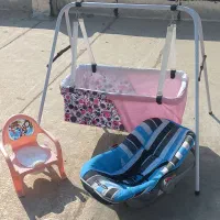 فروش گهواره ، کریر و صندلی کودک در حد نو