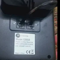 تلفن دو گوشی موتورولا  سالم بدون هیچ مشکلی|تلفن رومیزی|تهران, تهرانسر غربی|دیوار