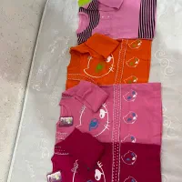 بلوز بچگانه دخترانه نخی کاملا نو با مارک