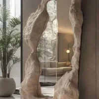 اینه ایستاده طرح صخره و مینیمال