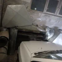 منقل.لوله هواکش،هود،فن منقل،زغال