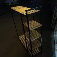 رگال چوبی لباس و کیف و کفش