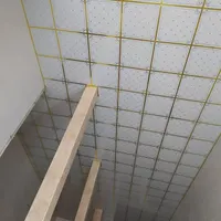 سقف کاذب کناف تایل 60*60 پی وی سی کمپارس سوراخدار|خدمات پیشه و مهارت|علی‌آباد کتول, |دیوار