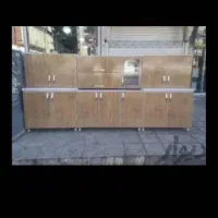 کابینت فلزی درب چوبی ورق سنگین  نو  نصب جم|مصالح و تجهیزات ساختمان|جم, |دیوار