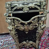 جا دستمال کاغذی و سطل اشغال