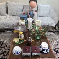 میوه خوری دور چین دار وکاسه روسی قدیمی