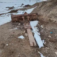 بیل جلوی بوولدزری  رومانی.قدیمی قدیمی