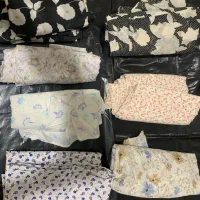 چادر رنگی نخی کاملا نو