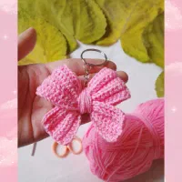 جاکلیدی و آویز بافتنی