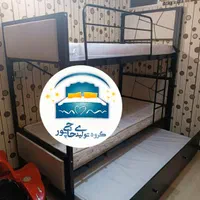 تخت خواب سه طبقه(سه نفر)مهمانداردوطبقه(دو طبقه)مجد|تخت و سرویس خواب|مشهد, حسین‌آباد|دیوار