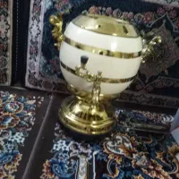 سماور طلایی|سماور، چای‌ساز، قهوه‌ساز|قم, چهل درخت‎|دیوار