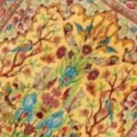 قالیچه ابریشم ۳ متری قم مارک دار|فرش|قم, ارم|دیوار