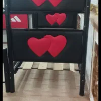 تخت دونفره دوطبقه ویک نفره باتشک درحدنو وبا