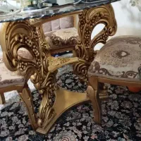 ناهار خوری  سلطنتی چوب راش نو نو|میز و صندلی غذاخوری|کرمانشاه, |دیوار