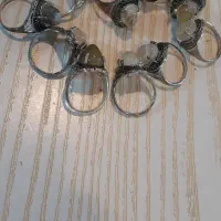 انگشتر باباقوری باآب نقره