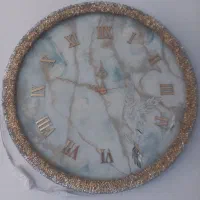 ساعت سالنی رزینی باقطر80|ساعت دیواری و تزئینی|شهرکرد, |دیوار