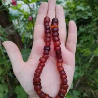 تسبیح کهربا قدیمی و اصل