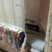 فرش نیمه کاره ۷۰ رج نقشه شادکام|فرش|تبریز, |دیوار