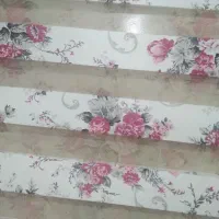 پرده زبرا پارچه ای سالم درحدنو