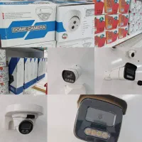 پک دو دوربینه مداربسته با لوازم کامل