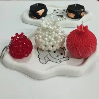 شمع انار یلدایی|صنایع دستی و سایر لوازم تزئینی|معصومیه, |دیوار