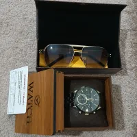 ساعت و عینک مردانه