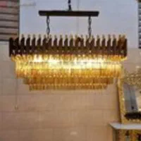 لوستر طرح لاین پیانو|لوستر و چراغ آویز|قم, نخودی|دیوار