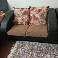 مبل هفت نفره سالم راحتی|مبلمان خانگی و میز عسلی|قم, پردیسان|دیوار