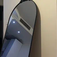 آینه قدی سایز ۱۸۰ *۱۰۰ مشکی رنگ با تاج نو نو