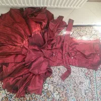 پیراهن  مجلسی دنباله دار  سایز۲