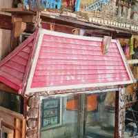 آکواریوم با دکور سنتی قدیمی مدل خانه