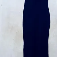 لباس مجلسی ماکسی آبی نفتی فری سایز|لباس|ساری, |دیوار