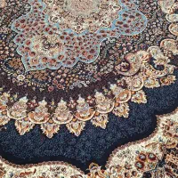 دو تخته فرش12متری700شانه طرح ارکیده|فرش|ایلام, |دیوار