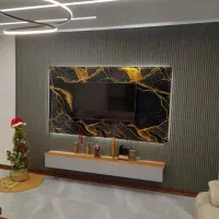 نصب تی وی وال.پارکت قرنیز.دیوارپوش.کفپوش.ترموPVC