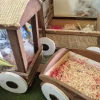 سه عدد گاری یا قطارچوبی برای یلدا و عید، شهردیزیچه