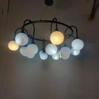 لوستر مولکولی حبابی عصایی|لوستر و چراغ آویز|پردیس, شهرک صنعتی کمرد|دیوار
