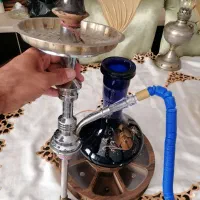 قلیون برنجی نقره ای|کلکسیون و سرگرمی|تهران, فلاح|دیوار