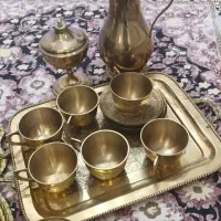 ست ظروف برنجی|صنایع دستی و سایر لوازم تزئینی|تهران, فلاح|دیوار