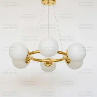 لوستر مدرن اشپزخانه و اتاق آویز حبابی دلسا شش شعله|لوستر و چراغ آویز|تبریز, |دیوار