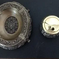 ست زیر سیگاری و فندک برندASHTRAY|کلکسیون اشیاء عتیقه|اهواز, کوروش|دیوار